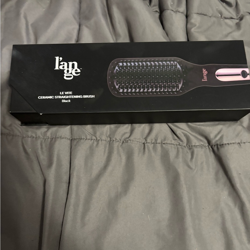 Lange Le Vite Straightening Brush - Black and Pink